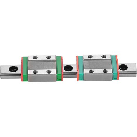 MGN9B 100 mm Linearführung, 9 mm breit, mit zwei MGN9B Schienenblöcken (1/5)