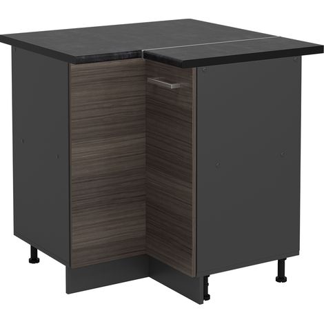 Meuble d'angle R-Line, Gris noble, 75.6cm , PT Anthracite, Vicco (1/5)