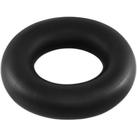 Chambre à air tube gonflable 93 cm usage neige et rivière gonflage facile style moderne en caoutchouc noir