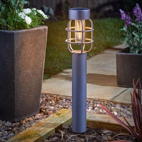 Borne solaire Anglia 365 gris anthracite 15 lumens (1/3)