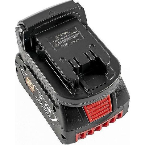 Adaptateur convertisseur de batterie au lithium Bosch 18 V vers batteries lithium-ion Milwaukee M18 18 V pour outils électriques (1/4)
