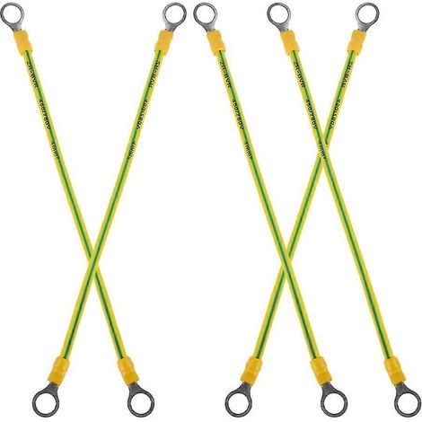 Compatible avec les tresses de mise à la terre pour câblage automobile, 5 câbles de mise à la terre en cuivre tressé (1/5)