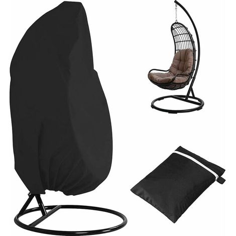 210D Oxford Housse de Chaise Jardin imperméable à l'eau Anti poussière Grande Couverture Cocon d'oscillation 190 x 115cm (1/5)