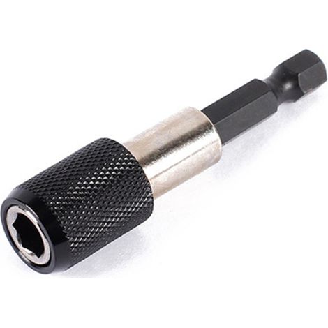 Rallonge à changement rapide, tige hexagonale 1/4 po, porte-embout de tournevis à long manche, outils à main, tige d'extension autobloquante à dégagement rapide (1/5)