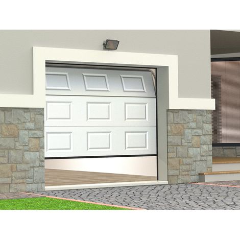 Porta per garage sezionale a cassette con motore Somfy Bianco - CAOPAS (1/4)