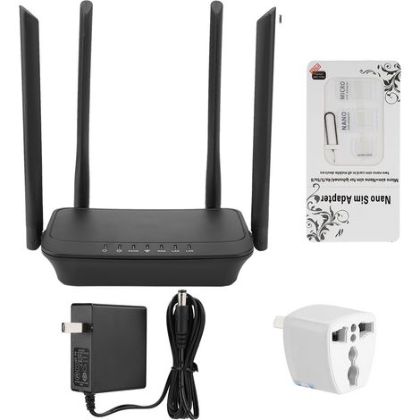 Routeur 4G LTE sans fil 300Mbps EDUP R102, modem WiFi mobile avec prise AU 100-240V, hotspot réseau portable (1/5)