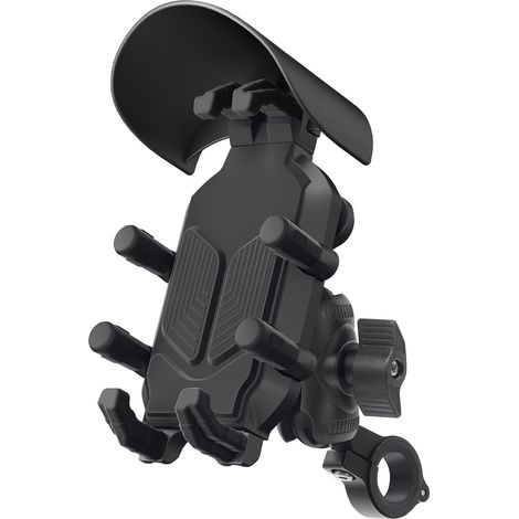 Handyhalterung/Sonnenblendenhalterung/Helmhalterung geeignet für Motorräder/Elektrofahrräder/Fahrräder