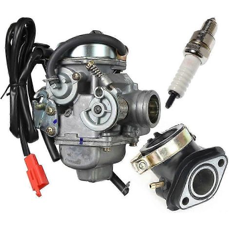 Carburateur PD24J 24 mm avec starter électrique pour scooter/quad Honda GY6 125 cc/150 cc 4 temps (A SZRH A-GB) (1/5)