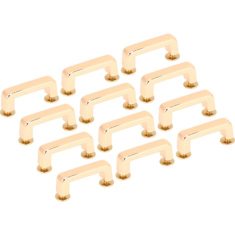 20 Sets Bindenieten 20x7x7mm Flachbogen-Brückennieten und Kreuzschrauben für Lederarbeiten, Gürtel, Taschen, Geldbörsen, Dekoration, Gold (1/5)