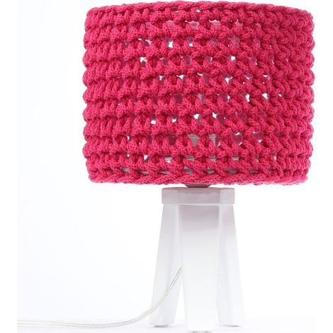 Lampe de chevet sploty 0a0m-008 - Rouge, blanc