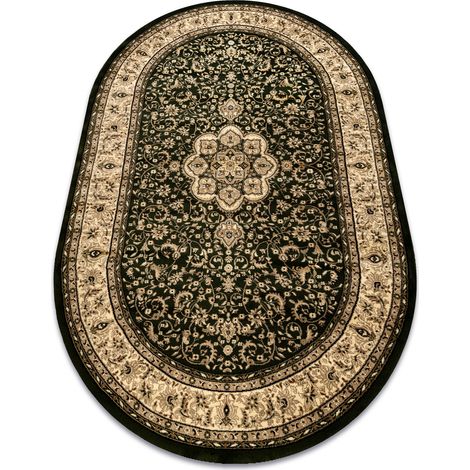 Tappeto ROYAL ADR ovale disegno 521 verde green 150x250 cm