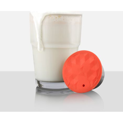 [Nachfüllbare Kapsel] [Sparkapsel] Wiederverwendbare Milchkapsel aus 18/8-Edelstahl für Dolce Gusto – Kompatibel mit Kaffeemaschinen – Für Cappuccino, Latte Macchiato und heiße Schokolade zum Selberma (1/5)