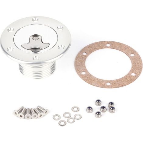 Jeffergarden ID 43.5mm/1.71in Alliage d'Aluminium Encastré Bouchon de Réservoir de Surtension de Pile à Combustible Ouverture de Boulon 6-DOU