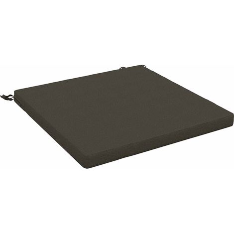 1-teiliges Sitzkissen SOEST 100 % Polyester Anthrazit vidaXL