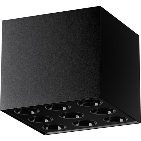 Lámpara de techo Eclipse LED negra ALU Lumilo 12.123.11 (1/5)
