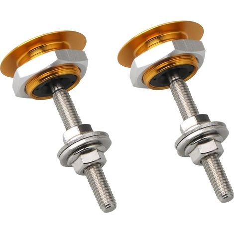 Sollbry 2er-Pack Schnellverschluss-Motorhaubenverschlüsse – Mini-Universal-Montagesatz für Stoßstangen, Kennzeichen oder DIY-Projekte (1/5)