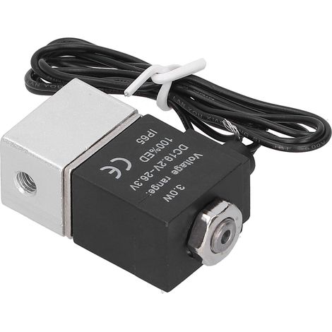 Électrovanne 3 voies à 2 positions, interface G1/8", indice de protection IP65, solénoïde en alliage d'aluminium, 110 V CA (1/5)