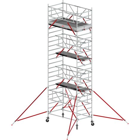 Altrex Fahrgerüst RS Tower 52-S Aluminium mit Safe-Quick und Fiber-Deck Plattform 8,20m AH 1,35x3,05m