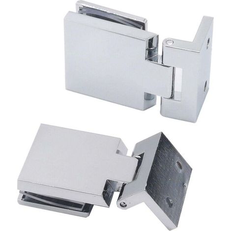 Charnière à pince pratique pour armoire, placard, porte de douche en verre, quincaillerie simple côté (1/5)