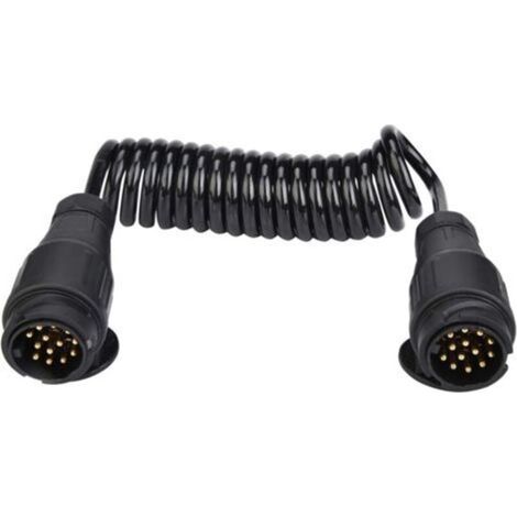 ALLIANDISAdaptateur de connecteur à ressort pour prises de remorque à 13 broches pour camping-cars et remorques (1/4)