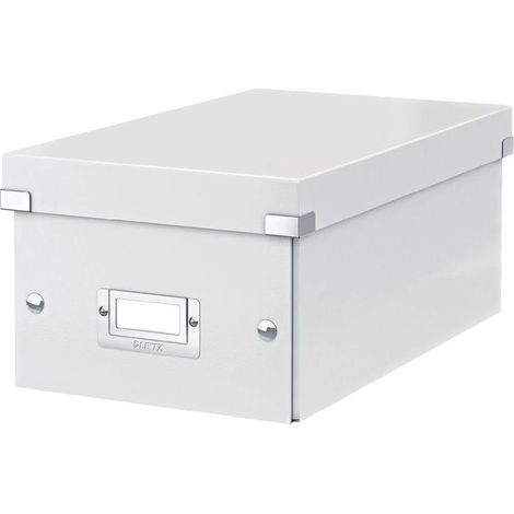 Leitz Housse à DVD 22 DVDs carton dur plastifié blanc 1 pc(s) (l x H x P) 19 x 13.5 x 32 cm 6042-00-01 (1/3)