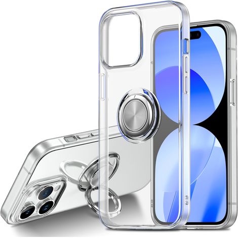 Transparente Hülle mit Haltering für Samsung Galaxy S24 Plus
