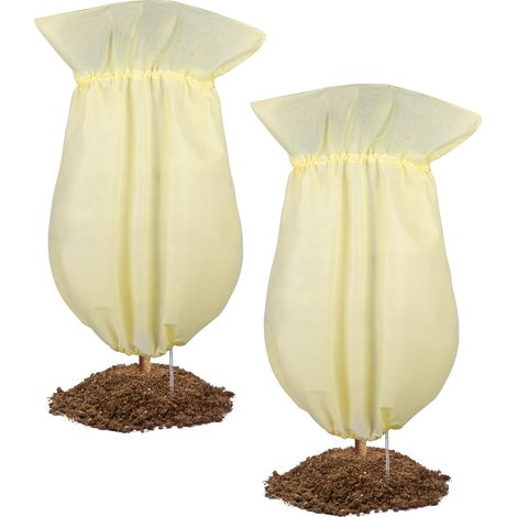 Housse de Protection contre le gel pour plantes, en tissu d'hiver épais, avec cordon de serrage, 240X200cm/94.48 78,74 pouces (1/5)