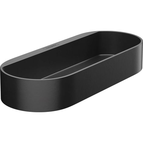 Corbeille de rangement salle de bain, Étagère douche sans percage, Étagère salle de bain, Rangement salle de bain, Profondeur 39mm, Accessoire salle de bain, Noir mat, 27913670 (1/5)