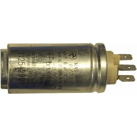 Condensateur De Demarrage Moteur 6 Mf 112542900 Pour LAVE LINGE