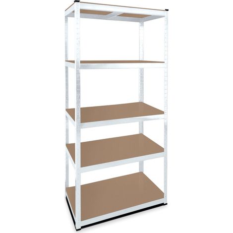 Lagerregal 180 x 90 x 60 cm Traglast 875 kg Regal Schwerlastregal Steckregal verzinkt (1/3)