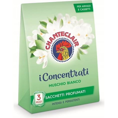 Sacchetti Profumati 3 PZ Muschino Bianco Duftsäckchen 36g - Chante Clair