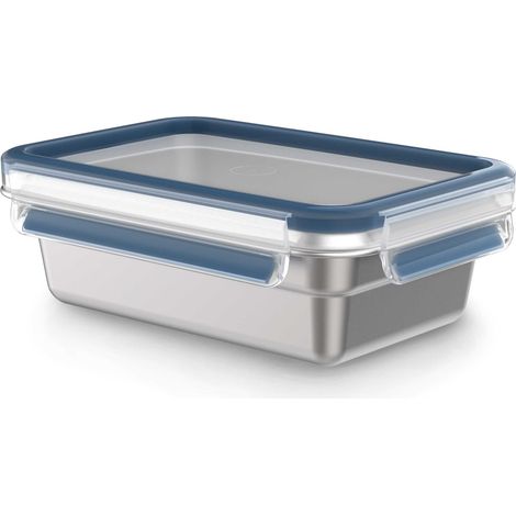 Emsa Clip & Close Edelstahlbox 0,8 Liter (1/4)