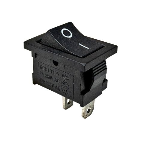KCD1 Wippschalter Kippschalter 250V 10A 2Pin Schalter für Kettensäge uvm. (1/5)