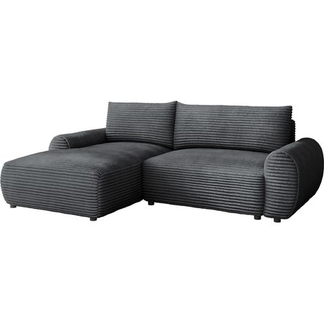 Sofá rinconero TrendyNest Strigina, Izquierda, Función de descanso, Almacenaje, 267x177x93cm, 0