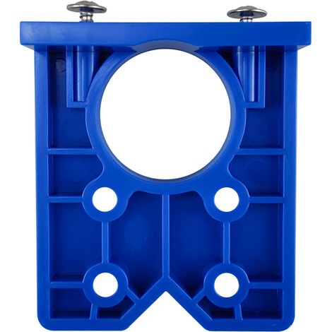 Gabarit de Perçage Universel pour Charnières 35mm - Guide de Montage pour Portes et Meubles (Bleu) (1/4)