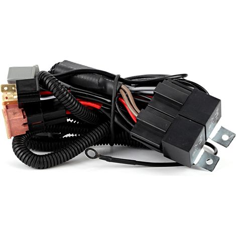 Kit Câblage Phares LED - Adaptateur H4 HB3 - Compatible CANBUS et ADR - Commutation Positive - Protection Gaine Corruguée - 1 Pièce (1/5)