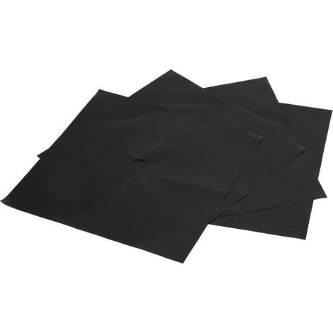 Plaque de Nettoyage Carrée pour Gazinière en Aluminium Résistante à la Chaleur, 10 Pièces (1/5)