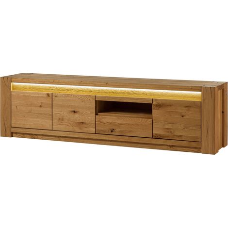 Mobile TV Rovere marrone oliato 193x40x53 (BxTxH) montato KENT 333 (1/4)