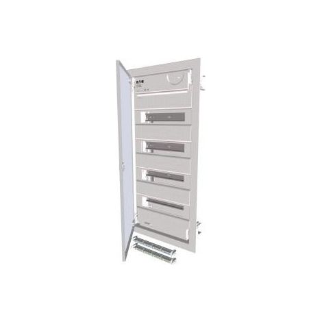 Coffret de distribution à encastré 4 rangées 48 modules EATON KLV-48UPP-SF (1/4)