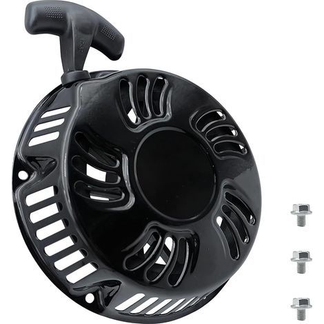 Seilzugstarter für Predator 420cc Honda GX340 GX390 11-13PS Generator 6500-9500W Champion Duromax Loncin Seilzugstarter Schwarz (1/5)