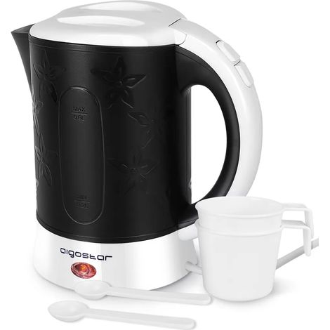 Bouilloire de voyage compacte Aigostar Cooltravel 30JQL 0,6 L - Noire (1/5)