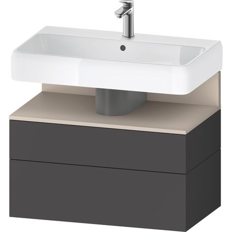 Duravit Collection One Meuble sous-lavabo, 1 tiroir et 1 tiroir, (1/2)