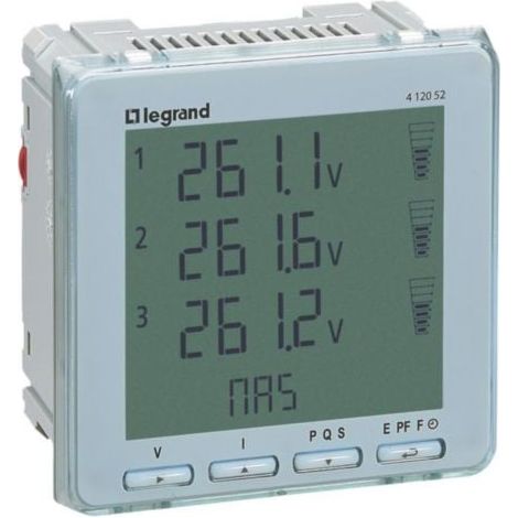 Legrand 412052 - Unidad de medida multifunción EMDX3 Access - montaje en puerta o panel frontal