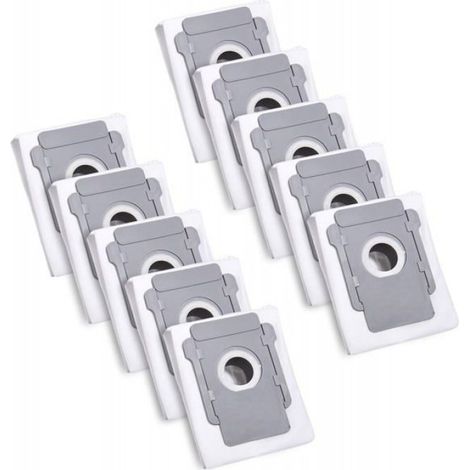 Sac Aspirateur - Compatible iRobot Roomba i3 i4 i6 i7 i8 j7 S9 E5 E6 E7 - Haute Étanchéité - 10 Pièces (1/5)