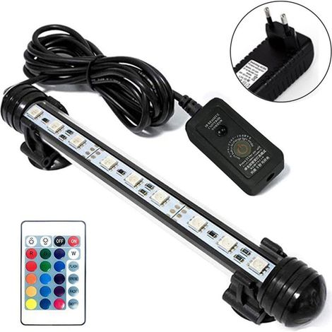 Éclairage LED pour aquarium, lampe submersible avec minuterie, 18 cm KLB (1/5)