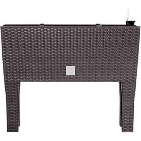 Jardinera c/patas mod. rato jh 600. c/autorriego 60x25x46cm. Antracita