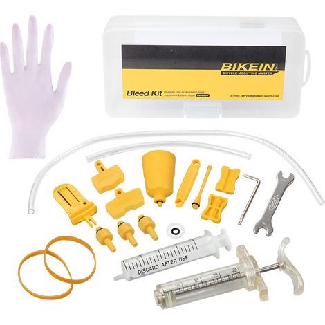 Kit de Purge de Frein Hydraulique pour Outil de Réparation de Vélo Professionnel Tektro/Shimano, Kit de Purge de Frein à Disque et Outils pour Vélo de Montagne VTT (1/4)