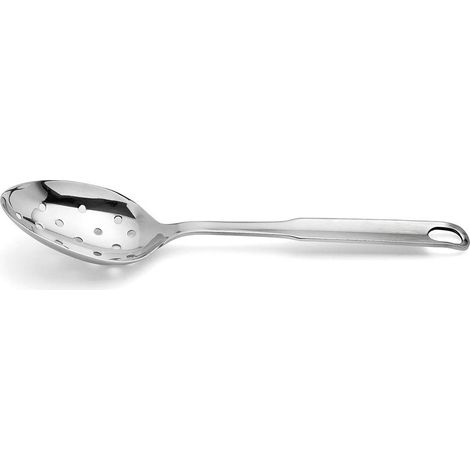 Weis Cucchiaio Forato, in Acciaio Inox, Argento, 23 x 5 x 3 cm