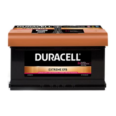 Batterie Duracell DA65 EFB 12v 75ah 700A L3D X3D