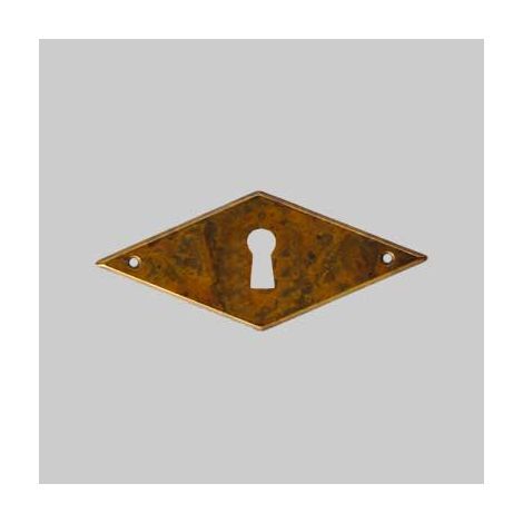 Bocchetta per mobili 8046 orizzontale 55x28 mm - patinato antico